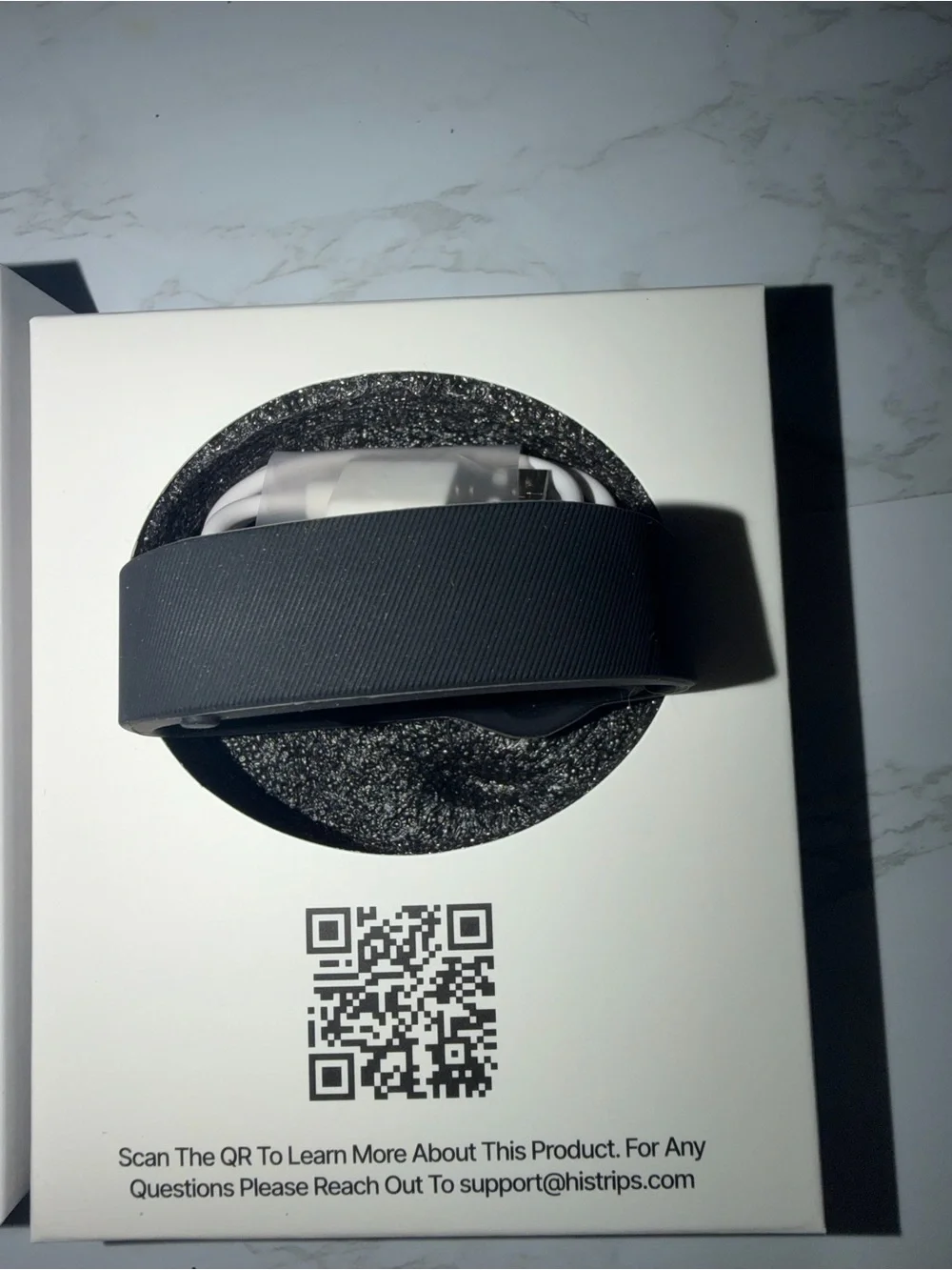 Premium black Wrist Alarm Band